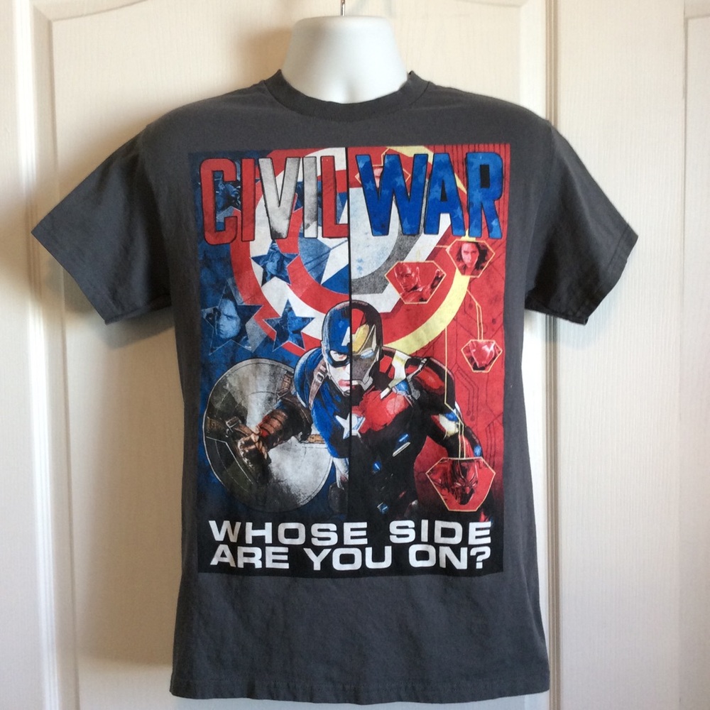 🔲 MARVEL - Captain America Civil War T-Shirt